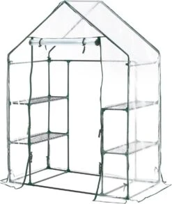 Broeikas / Tuinkas - 147 X 195 X 73 Cm - PVC Folie 19 Broeikas / Tuinkas - 147 X 195 X 73 Cm - PVC Folie -Tuin En Buiten 1011x1200 1