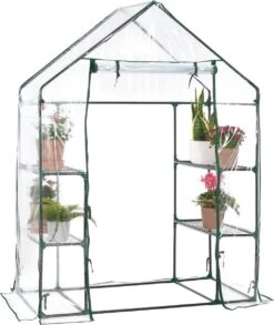 Broeikas / Tuinkas - 147 X 195 X 73 Cm - PVC Folie 13 Broeikas / Tuinkas - 147 X 195 X 73 Cm - PVC Folie -Tuin En Buiten 1012x1200 1