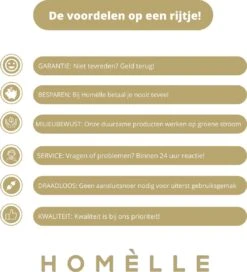 Homèlle Solar Lichtsnoer - 20 LED - 3 + 2 Meter - Warm-wit - ø2cm - Tuinverlichting Op Zonne-energie - Kerstverlichting - Buitenverlichting - Lichtslinger - Lampjes Slinger - Cristal -Tuin En Buiten 1088x1200