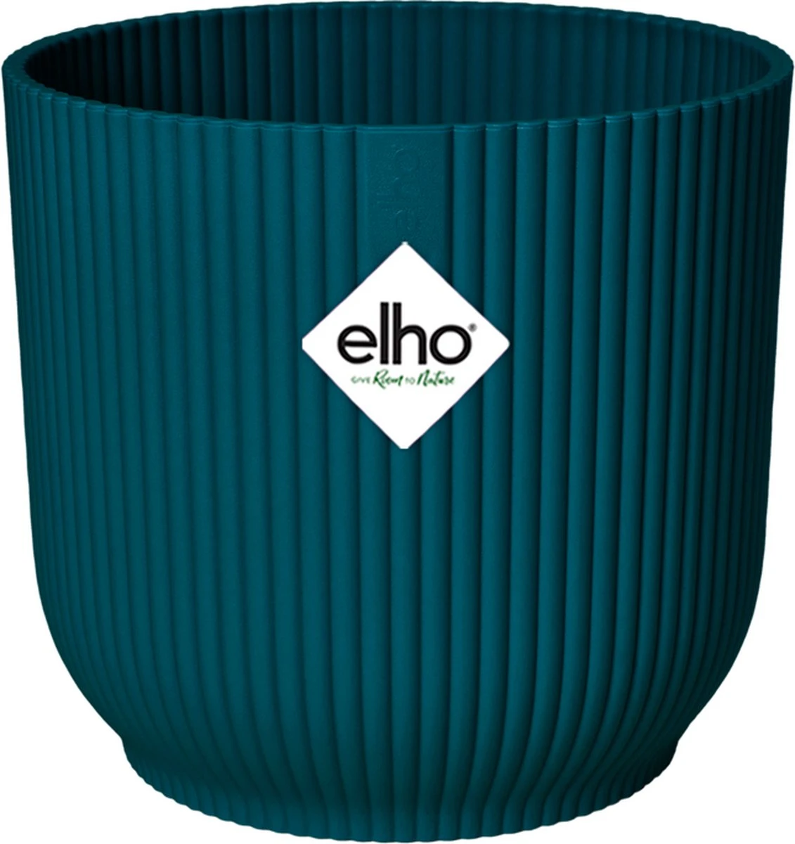 Elho Vibes Fold Rond Wielen 35 - Bloempot Voor Binnen - Ø 34.9 X H 32.4 Cm - Diepblauw 1 Elho Vibes Fold Rond Wielen 35 - Bloempot Voor Binnen - Ø 34.9 X H 32.4 Cm - Diepblauw
