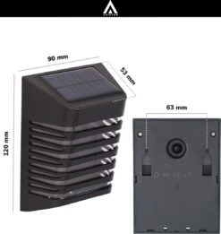 Arisenn® Crystal Solar Buitenlamp - IP65 Waterdicht - Prachtige Solar Technologie Monokristal Zonnepaneel Wandlamp - 3000K Warm Wit (sfeervol) - Tuinverlichting Op Zonne-energie | Schutting Wand Licht 16 Arisenn® Crystal Solar Buitenlamp - IP65 Waterdicht - Prachtige Solar Technologie Monokristal Zonnepaneel Wandlamp - 3000K Warm Wit (sfeervol) - Tuinverlichting Op Zonne-energie | Schutting Wand Licht -Tuin En Buiten 1136x1200