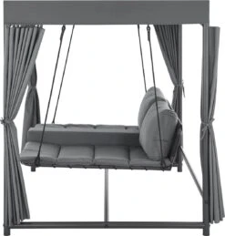 Schommelbank / Ligbank Kassandra - Donkergrijs -Tuin En Buiten 1145x1200 1