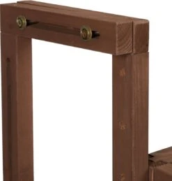 Relaxdays Balkontafel Inklapbaar - Klaptafel Balkon - Tafel Reling - Hangtafel Hout -Tuin En Buiten 1146x1200