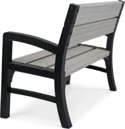 Keter Montero Tuinbank – 2-personen - 120x61x91cm - Grafiet -Tuin En Buiten 1161x1200