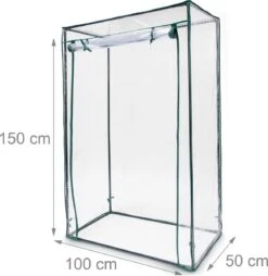 Relaxdays Tomatenkas 150x100x50 Cm - Tuinkas Tomaten - Foliekas - Serre - Kweekkas - PVC 30 Relaxdays Tomatenkas 150x100x50 Cm - Tuinkas Tomaten - Foliekas - Serre - Kweekkas - PVC -Tuin En Buiten 1168x1200