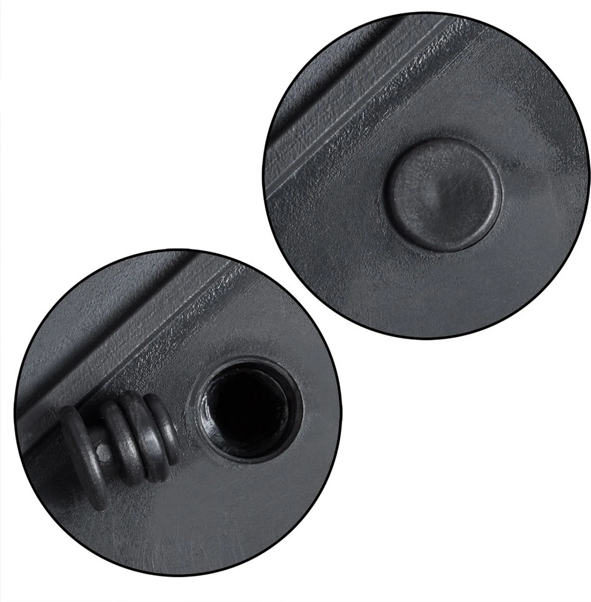 Casaria Staande Plantenbak – Met Waterafvoer 83x30,5x60cm - Zwart 7 Casaria Staande Plantenbak – Met Waterafvoer 83x30,5x60cm - Zwart - Afbeelding 7