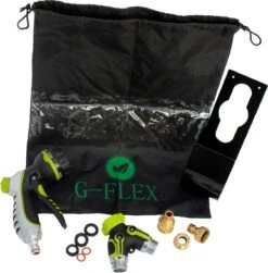G-Flex Flexibele Tuinslang - Waterslang - 8 Verschillende Sproeistanden - Inclusief Opbergtas/splitter/Koppelstuk/Houder/Rubbers - 30 Meter 9 G-Flex Flexibele Tuinslang - Waterslang - 8 Verschillende Sproeistanden - Inclusief Opbergtas/splitter/Koppelstuk/Houder/Rubbers - 30 Meter -Tuin En Buiten 1181x1200