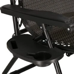 Springos Tuinstoel | Ligstoel | Opvouwbaar | Verstelbaar | Ergonomische Hoofdsteun | Bruin / Zwart -Tuin En Buiten 1198x1200 1