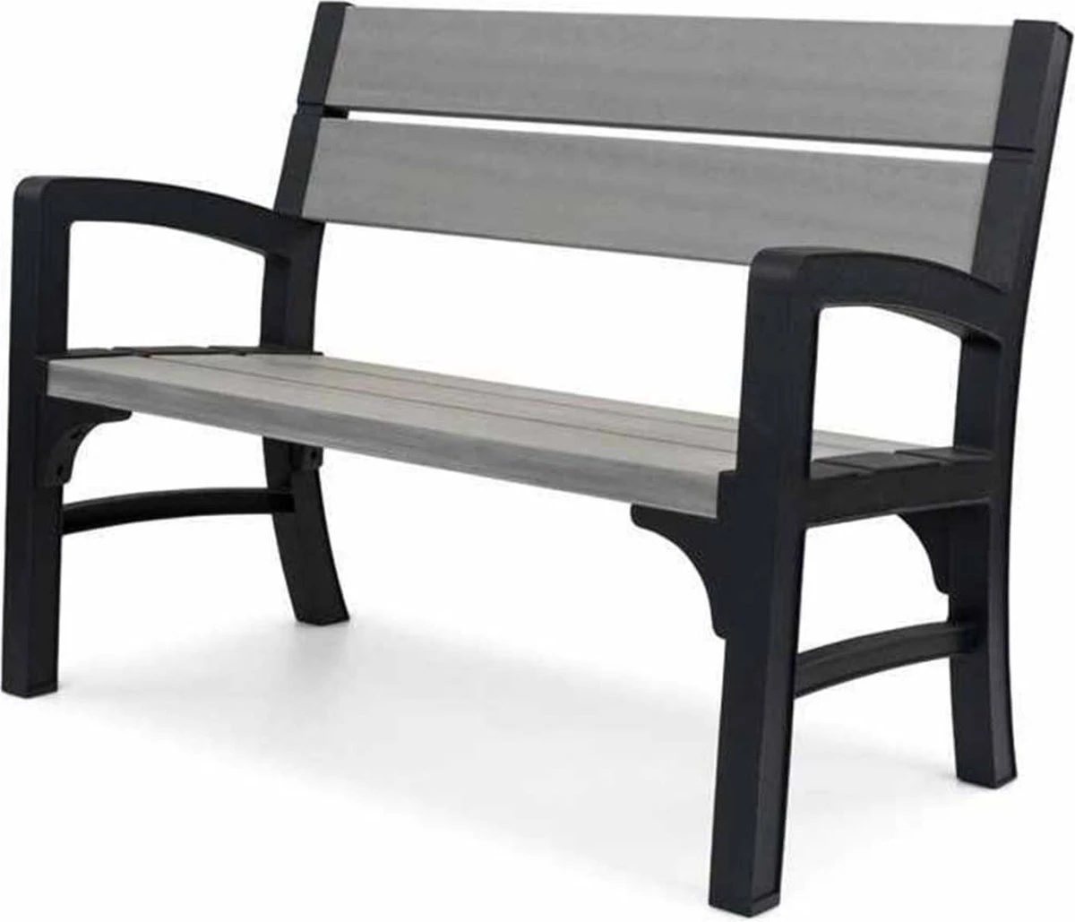 Keter Montero Tuinbank - 3-personen - 150x62,5x89cm – Grafiet 17 Keter Montero Tuinbank - 3-personen - 150x62,5x89cm – Grafiet - Afbeelding 17