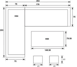 Merkloos Rivièra Original | Loungeset Hoekset Dining Set Tuinset | Wicker | Hoekbank, Hoge Tuintafel, 2 Hockers | 6 Zitplaatsen -Tuin En Buiten 1200x1040