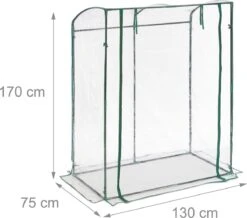 Relaxdays Tomatenkas 170 X 130 X 75 Cm - Folie Tuinkas - Grote Tomaten Kweekkas - Foliekas 12 Relaxdays Tomatenkas 170 X 130 X 75 Cm - Folie Tuinkas - Grote Tomaten Kweekkas - Foliekas -Tuin En Buiten 1200x1057 3