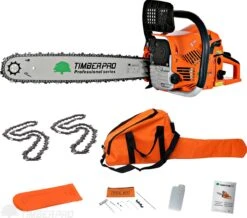TIMBERPRO - Kettingzaag – Benzine - 62 Cc - Zwaardlengte 50 Cm - Transportzak - 2e Ketting 12 TIMBERPRO - Kettingzaag – Benzine - 62 Cc - Zwaardlengte 50 Cm - Transportzak - 2e Ketting -Tuin En Buiten 1200x1059 1