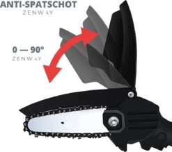 Zenway - Mini Kettingzaag - Snoeizaag - Kettingzaag - Kettingzaag Elektrisch Met 1 Accu- Inclusief Koffer - 1 Extra Accu - Zwart 11 Zenway - Mini Kettingzaag - Snoeizaag - Kettingzaag - Kettingzaag Elektrisch Met 1 Accu- Inclusief Koffer - 1 Extra Accu - Zwart -Tuin En Buiten 1200x1064 1