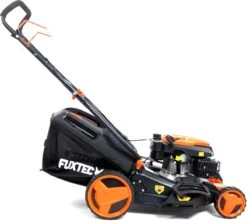 FUXTEC Grasmaaier Benzine - 46cm - Zelfrijdend / Zelftrekkend / Achterwielaandrijving - Mulchfunctie - Opvangbak 50L - FX-RM4646 -Tuin En Buiten 1200x1074