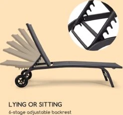 Blumfeldt Limala Tuinstoel - Ligstoel - Relaxstoel - Rugleuning In 6 Standen Verstelbaar - 2 Vielen - Draagkracht: Max. 150 Kg -Tuin En Buiten 1200x1129