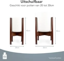 LifeGoods Planten Standaard - Uitschuifbare Bloempothouder - 20 Tot 30 Cm - Donker Bamboe 15 LifeGoods Planten Standaard - Uitschuifbare Bloempothouder - 20 Tot 30 Cm - Donker Bamboe -Tuin En Buiten 1200x1130 1