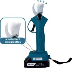 NovarGarden® Elektrische Snoeischaar NG1 - 2x Accu - Elektrisch - Takkenschaar - Op Batterij - 28mm -Tuin En Buiten 1200x1136