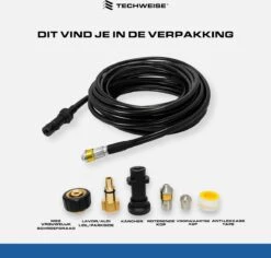 Techweise - Rioolslang Voor O.a. Kärcher - 15M - Met Roterende En Voorwaartse Kop 10 Techweise - Rioolslang Voor O.a. Kärcher - 15M - Met Roterende En Voorwaartse Kop -Tuin En Buiten 1200x1145 1