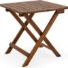 Merkloos EezyLife Houten Bijzettafel - 46x46x46cm - Acacia Hout - Tuintafel