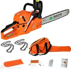 TIMBERPRO - Kettingzaag - 62 Cc - Benzine - Zwaardlengte 50 Cm - Met Transportzak - Met 2e Ketting 15 TIMBERPRO - Kettingzaag - 62 Cc - Benzine - Zwaardlengte 50 Cm - Met Transportzak - Met 2e Ketting -Tuin En Buiten 1200x1164 1