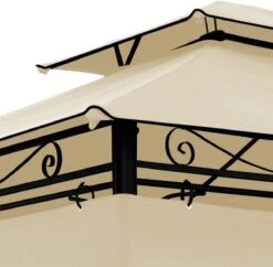 El Jardin - Partytent - 4x3 - Waterdicht Dak - Wanden - Beige Paviljoen 9 El Jardin - Partytent - 4x3 - Waterdicht Dak - Wanden - Beige Paviljoen -Tuin En Buiten 1200x1176