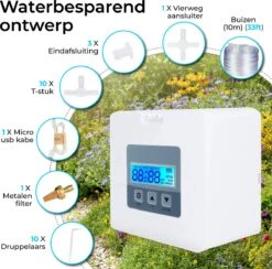 Automatisch Bewateringssysteem Voor Kamerplanten Met Pomp – Waterdruppelaar – Watergeefsysteem– Planten Watergever 11 Automatisch Bewateringssysteem Voor Kamerplanten Met Pomp – Waterdruppelaar – Watergeefsysteem– Planten Watergever -Tuin En Buiten 1200x1186 3