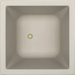 Elho Vivo Structure Finish Vierkant 40 - Plantenbak Voor Binnen & Buiten - Ø 39 X H 41 - Grijs/Warm Grijs -Tuin En Buiten 1200x1188 2