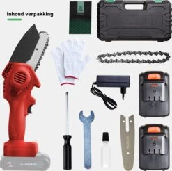 Mardin Mini Kettingzaag - Snoeizaag - Kettingzaag - Kettingzaag Electrisch Met 2 Accu - Inclusief Koffer - 1 Extra Accu - Rood 16 Mardin Mini Kettingzaag - Snoeizaag - Kettingzaag - Kettingzaag Electrisch Met 2 Accu - Inclusief Koffer - 1 Extra Accu - Rood -Tuin En Buiten 1200x1193 1