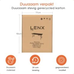 Lenx Klaptafel - Inklapbare Tafel - Opvouwbare Tuintafel - Vouwtafel - Inclusief Handvat En 2 Tafelkleden - 180x75x74cm - 6 Tot 8 Personen 17 Lenx Klaptafel - Inklapbare Tafel - Opvouwbare Tuintafel - Vouwtafel - Inclusief Handvat En 2 Tafelkleden - 180x75x74cm - 6 Tot 8 Personen -Tuin En Buiten 1200x1200 101