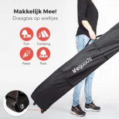 LifeGoods Partytent - 3x3 M - Zijwanden - Easy Up - Opvouwbaar - Waterdicht - Draagtas Met Wieltjes - Donkergrijs 14 LifeGoods Partytent - 3x3 M - Zijwanden - Easy Up - Opvouwbaar - Waterdicht - Draagtas Met Wieltjes - Donkergrijs -Tuin En Buiten 1200x1200 14