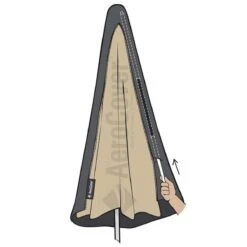 AeroCover Parasolhoes - Zweef Parasols - Grijs - 250x55 Cm (HxB) 25 AeroCover Parasolhoes - Zweef Parasols - Grijs - 250x55 Cm (HxB) -Tuin En Buiten 1200x1200 144