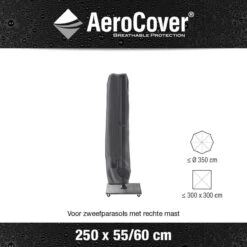 AeroCover Parasolhoes - Zweef Parasols - Grijs - 250x55 Cm (HxB) 26 AeroCover Parasolhoes - Zweef Parasols - Grijs - 250x55 Cm (HxB) -Tuin En Buiten 1200x1200 145