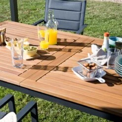 NATERIAL - Uitschuifbare Tuintafel ORIS - Uitschuifbare Tafel Voor 6 Tot 8 Personen - 180-240x100 Cm - Aluminium - Hout Eucalyptus 12 NATERIAL - Uitschuifbare Tuintafel ORIS - Uitschuifbare Tafel Voor 6 Tot 8 Personen - 180-240x100 Cm - Aluminium - Hout Eucalyptus -Tuin En Buiten 1200x1200 187