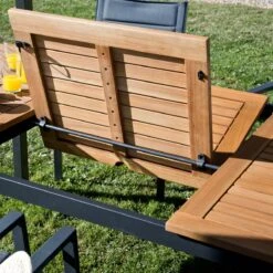 NATERIAL - Uitschuifbare Tuintafel ORIS - Uitschuifbare Tafel Voor 6 Tot 8 Personen - 180-240x100 Cm - Aluminium - Hout Eucalyptus 14 NATERIAL - Uitschuifbare Tuintafel ORIS - Uitschuifbare Tafel Voor 6 Tot 8 Personen - 180-240x100 Cm - Aluminium - Hout Eucalyptus -Tuin En Buiten 1200x1200 189