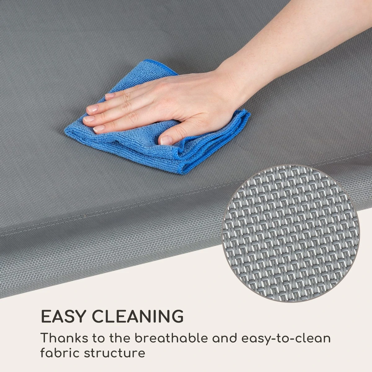 Blumfeldt Palermo Schommelbank - Hollywoodschommel 130 X 207 Cm - Ligbed Met Dak - Schommelstoel Voor 2 Personen - Tuinbank Inclusief Nekkussens - Stalen Frame En Polyester Dak - Grijs 10 Blumfeldt Palermo Schommelbank - Hollywoodschommel 130 X 207 Cm - Ligbed Met Dak - Schommelstoel Voor 2 Personen - Tuinbank Inclusief Nekkussens - Stalen Frame En Polyester Dak - Grijs - Afbeelding 10