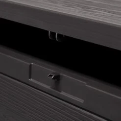 Merkloos Woody Tuin Opbergbox - 324 Liter 45x120x60 Cm - Tuinkussenbox - Antraciet/bruin -Tuin En Buiten 1200x1200 207