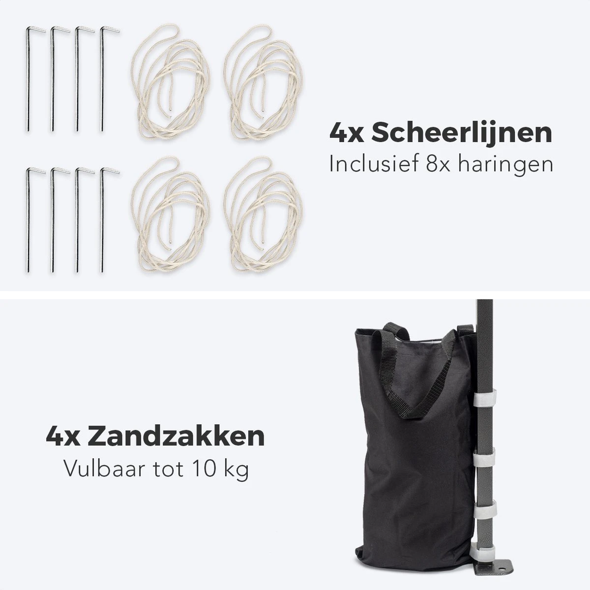 LifeGoods Partytent - 3x3 M - Zijwanden - Easy Up - Opvouwbaar - Waterdicht - Draagtas Met Wieltjes - Donkergrijs 11 LifeGoods Partytent - 3x3 M - Zijwanden - Easy Up - Opvouwbaar - Waterdicht - Draagtas Met Wieltjes - Donkergrijs - Afbeelding 11