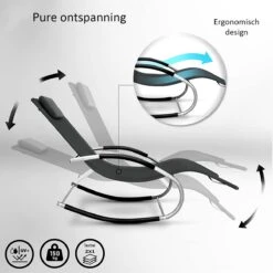 Sens Design Zonnebed - Ligbed - Weerbestendig - Antraciet 9 Sens Design Zonnebed - Ligbed - Weerbestendig - Antraciet -Tuin En Buiten 1200x1200 260