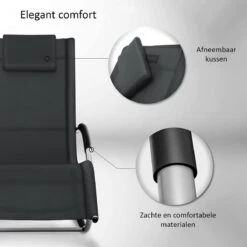 Sens Design Zonnebed - Ligbed - Weerbestendig - Antraciet 10 Sens Design Zonnebed - Ligbed - Weerbestendig - Antraciet -Tuin En Buiten 1200x1200 261