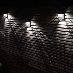 4x HOFTRONIC Dono - Solar Wandlamp Buiten - IP65 Waterdicht - Wintersolar Technologie Monokristal Zonnepaneel - 3000K Warm Wit (sfeervol) - Solar Tuinverlichting Zonne Energie -Tuin En Buiten 1200x1200 279