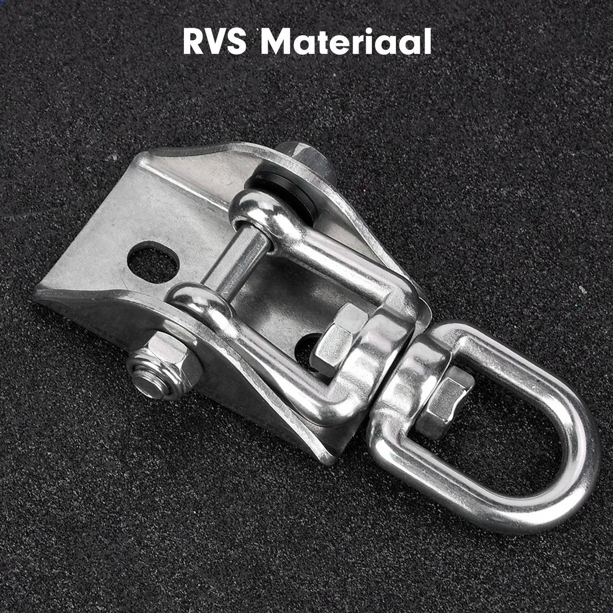 Luxe Ophangsysteem - 180° Schommelen, 360° Roteerbaar - Plafondhaak - Ophanghaak - Hangstoel Buiten - Hangstoel Binnen – Schommelstoel - Schommel - Bokszakken - RVS - Nederlandse Handleiding - 3 Luxe Ophangsysteem - 180° Schommelen, 360° Roteerbaar - Plafondhaak - Ophanghaak - Hangstoel Buiten - Hangstoel Binnen – Schommelstoel - Schommel - Bokszakken - RVS - Nederlandse Handleiding - - Afbeelding 3