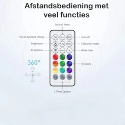 Lueas® Draadloze Ledlampjes Waterdicht - Met Afstandbediening -2 Stuks Op Batterijen - RGB - Dimbaar -Tuin En Buiten 1200x1200 301