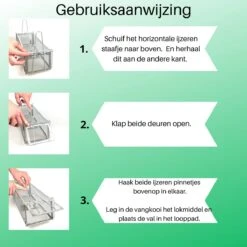 ValueStar Rattenval - Rattenval Voor Buiten - Ongediertebestrijding - Rattenvallen - Ratten - Rattenval Vangkooi -Tuin En Buiten 1200x1200 325