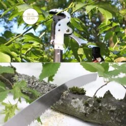 Iceberk Snoeischaar + Snoeizaag (1,45 - 3,70 M) - Telescopische Snoeischaar Voor Het Snoeien Van Bomen En Dichte Struiken Zonder Ladder -Tuin En Buiten 1200x1200 370