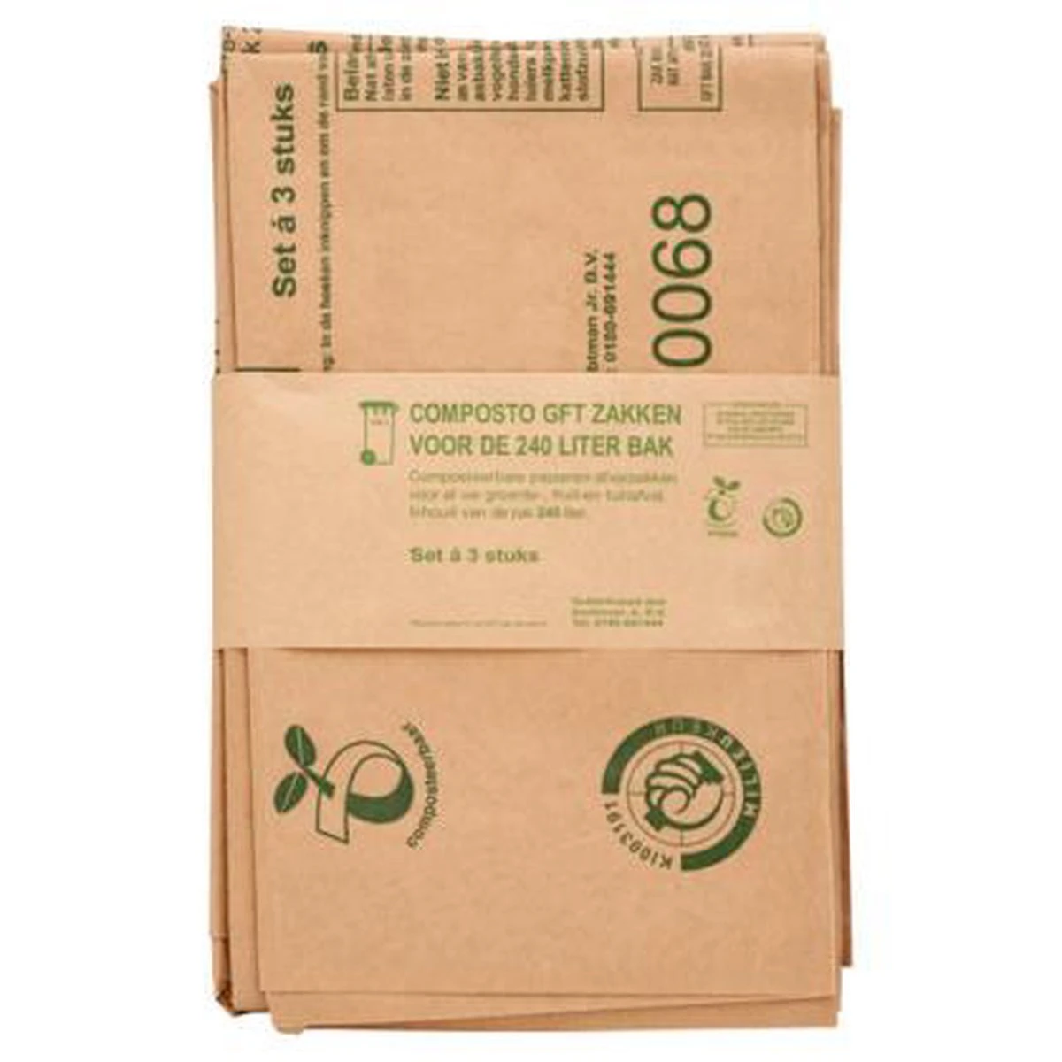 Composto GFT 240L Containerzak Set à 30 Stuks 2 Composto GFT 240L Containerzak Set à 30 Stuks - Afbeelding 2