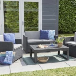 Allibert Lyon Tuintafel - 116x71,5x66/40 Cm - Grafiet 20 Allibert Lyon Tuintafel - 116x71,5x66/40 Cm - Grafiet -Tuin En Buiten 1200x1200 38