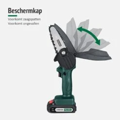 Mardin Mini Kettingzaag - Snoeizaag - Kettingzaag - Kettingzaag Electrisch Met 2 Accu - Inclusief Koffer - 1 Extra Accu - Groen -Tuin En Buiten 1200x1200 420