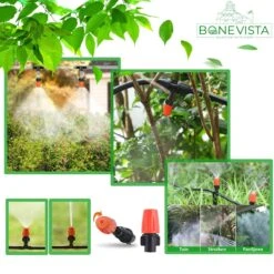 Bone Vista® 155 Stuks Water Druppelslang Irrigatiesysteem Tuin – Bewateringssysteem & Druppelsysteem -Tuin En Buiten 1200x1200 589