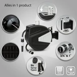 Sens Design Slanghaspel - Tuinslang Haspel - Automatisch - Zwart - 20m 13 Sens Design Slanghaspel - Tuinslang Haspel - Automatisch - Zwart - 20m -Tuin En Buiten 1200x1200 656