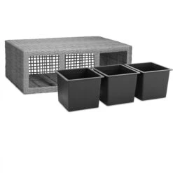 Casaria Staande Plantenbak – Met Waterafvoer 83x30,5x60cm - Zwart 12 Casaria Staande Plantenbak – Met Waterafvoer 83x30,5x60cm - Zwart -Tuin En Buiten 1200x1200 757